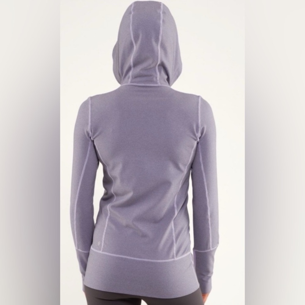 Lululemon Stride Jacket Brushed in Lilac Heathered
Coal Wee Stripe Lilac size 12 - Picture 2 of 12